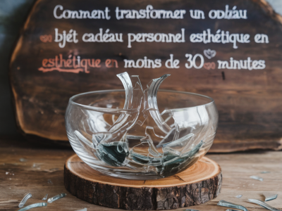 Comment transformer un objet cassé en cadeau personnel esthétique en moins de 30 minutes